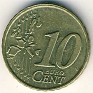 10 Euro Cent Netherlands 1999 KM# 237. Uploaded by Granotius